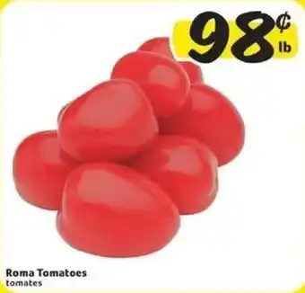 Fresco y Más Roma Tomatoes offer