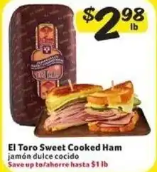 Fresco y Más El Toro Sweet Cooked Ham offer