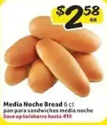 Fresco y Más Media Noche Bread offer