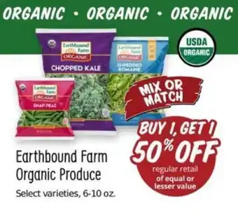 Sprouts Farmers Market Earthbound Farm Organic Produce offer
