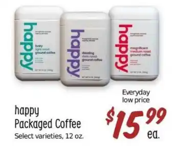 Sprouts Farmers Market happy Packaged Coffee Select varieties, 12 oz. offer