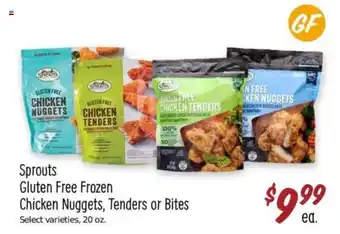 Sprouts Farmers Market Sprouts Gluten Free Frozen Chicken Nuggets, Tenders or Bites offer