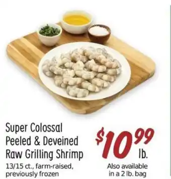 Sprouts Farmers Market Super Colossal Peeled & Deveined Raw Grilling Shrimp offer