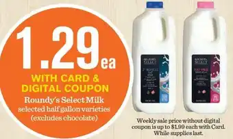 Mariano's Roundy's Select Milk offer