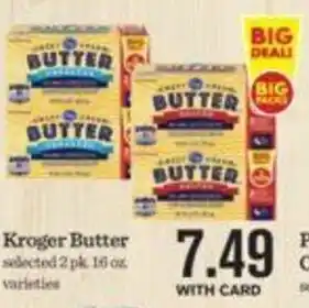 Mariano's Kroger Butter offer