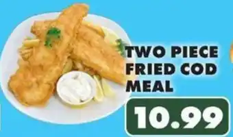 Sullivan's Foods TWO PIECE FRIED COD MEAL offer