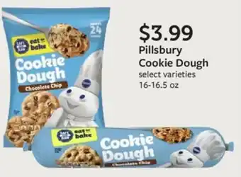 Fareway Pillsbury Cookie Dough select varieties 16-16.5 oz offer
