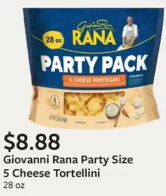 Fareway Giovanni Rana Party Size 5 Cheese Tortellini 28 oz offer