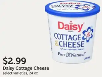 Fareway Daisy Cottage Cheese select varieties, 24 oz offer