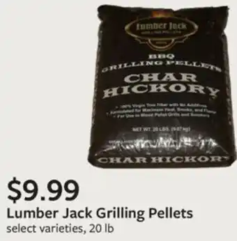 Fareway Lumber Jack Grilling Pellets select varieties, 20 lb offer