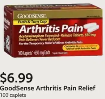 Fareway GoodSense Arthritis Pain Relief 100 caplets offer