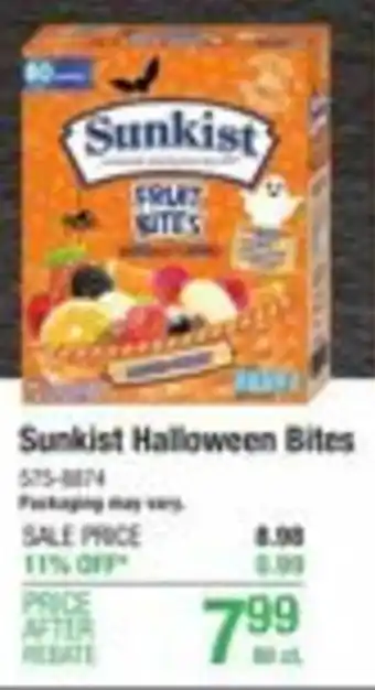 Menards Sunkist Halloween Bites offer