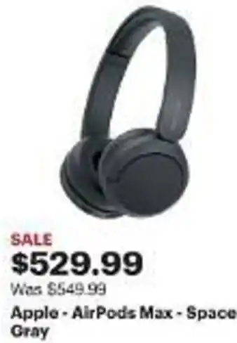 Best Buy Apple - AirPods Max - Space Gray offer