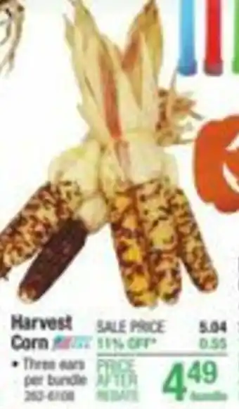 Menards Harvest Corn offer