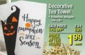 Menards Decorative Tea Towel offer