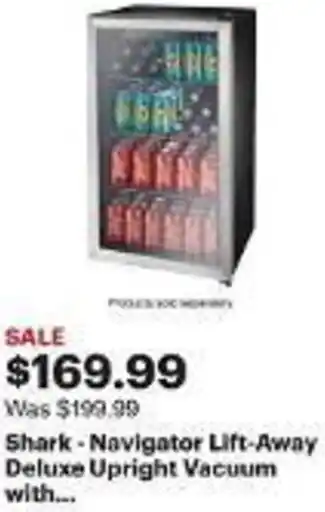 Best Buy Shark - Navigator Lift-Away Deluxe Upright Vacuum with... offer