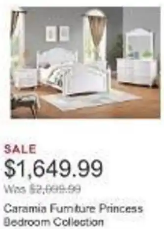 Costco Caramia Fumiture Princess Bedroom Collection offer