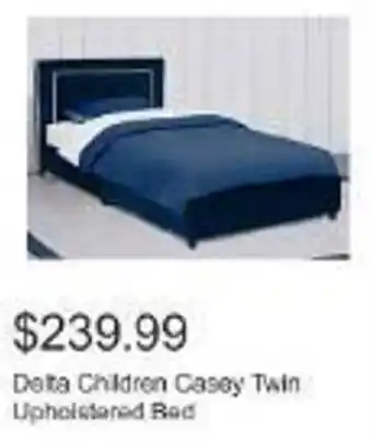 Costco Delta Children Casey Twin Upholstered Bed offer