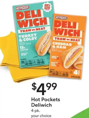 Publix Hot Pockets Deliwich offer