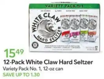 Publix 12-Pack White Claw Hard Seltzer offer