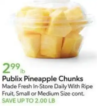 Publix Publix Pineapple Chunks offer
