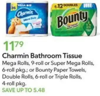 Publix Charmin Bathroom Tissue offer