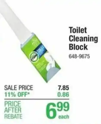 Menards Toilet Cleaning Block offer