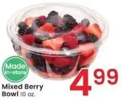 Albertsons Mixed Berry Bowl 10 oz. offer