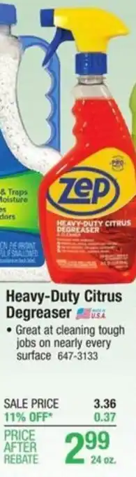 Menards Heavy-Duty Citrus Degreaser offer