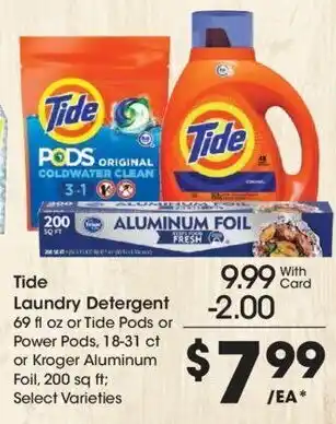 City Market Tide Laundry Detergent offer