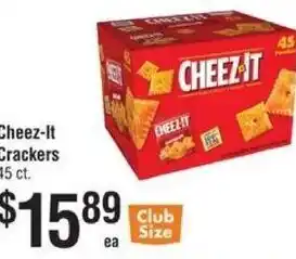 Smart & Final Cheez-It Crackers offer