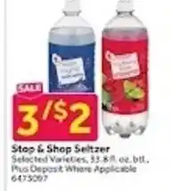 Stop&Shop Stop & Shop Seltzer offer