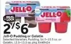 Stop&Shop Jell-O Pudding or Gelatin offer