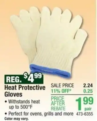 Menards Heat Protective Gloves offer