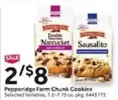 Stop&Shop Pepperidge Farm Chunk Cookies offer