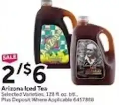 Stop&Shop Arizona Iced Tea offer