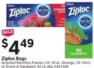Stop&Shop Ziploc Bags offer
