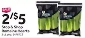 Stop&Shop Stop & Shop Romaine Hearts offer