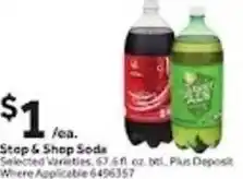 Stop&Shop Stop & Shop Soda offer