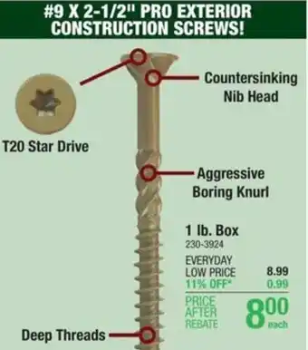 Menards T20 Star Drive, Deep Threads offer