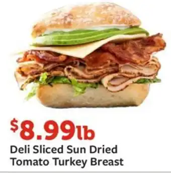 Fareway Deli Sliced Sun Dried Tomato Turkey Breast offer