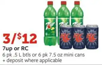 Fareway 7up or RC offer