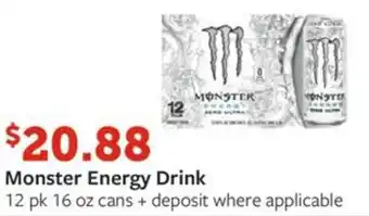 Fareway Monster Energy Drink offer