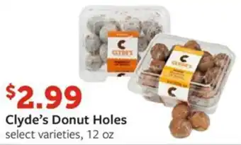 Fareway Clyde's Donut Holes offer