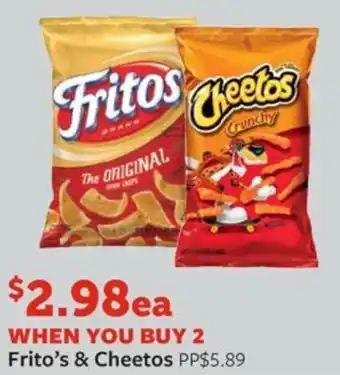 Fareway Fritos & Cheetos offer