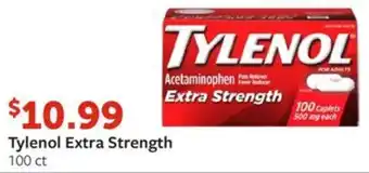 Fareway Tylenol Extra Strength 100 ct offer