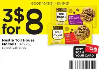 Cub Foods Nestlé Toll House Morsels 10-12 oz offer