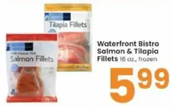 Albertsons Waterfront Bistro Salmon & Tilapia Fillets 16 oz offer