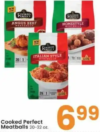 Albertsons Cooked Perfect Meatballs 20-32 oz offer