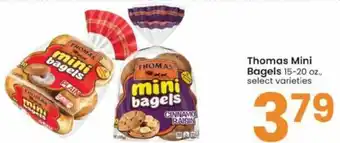 Albertsons Thomas Mini Bagels 15-20 oz offer